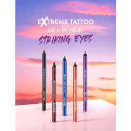 قلم كحل جل مقاوم للماء Extreme Tattoo Extreme Tattoo Waterproof Gel Eyeliner Pencil