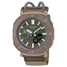 ساعة كاسيو برو تريك بلوتوث رجالية 46 ملم PRO TREK Men's Watch 46 mm Tough Solar Bluetooth