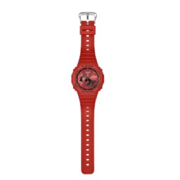 ساعة جي-شوك رجالية 45.4 ملم حمراء تناظرية رقمية G-SHOCK Men's Watch 45.4 mm Red Analog-Digital
