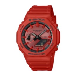 ساعة جي-شوك رجالية 45.4 ملم حمراء تناظرية رقمية G-SHOCK Men's Watch 45.4 mm Red Analog-Digital