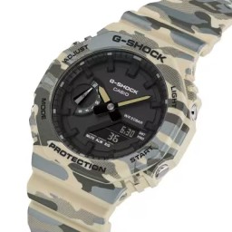 ساعة جي-شوك رجالية 45.4 ملم بنقشة كاموفلا G-SHOCK Men's Watch 45.4 mm Camouflage