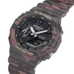 ساعة جي-شوك رجالية 45.4 ملم بنقشة كاموفلاج G-SHOCK Men's Watch 45.4 mm Camouflage Dial