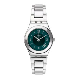 ساعة سواتش ميدل ستيل 33 ملم ستانلس ستيل لكلا الجنسين MIDDLESTEEL Watch 33 mm Stainless Steel unisex