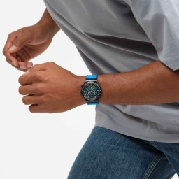 ساعة  رجالية كرونوغراف 43 ملم Men's Chronograph Watch 43 mm