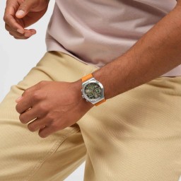 ساعة  رجالية كرونوغراف 43 ملم Men's Chronograph Watch 43 mm