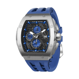 ساعة رجالية  كرونوغراف كوارتز 46.5 ملم Men's Chronograph Quartz Sapphire Watch