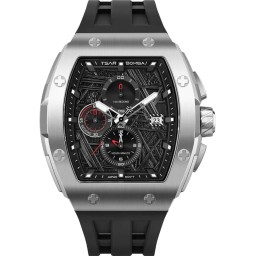 ساعة رجالية  كرونوغراف 46 ملم Elemental Quartz Chronograph Watch 46 mm
