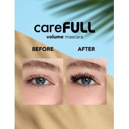 ماسكارا فوليوم مغذية – أسود Flormar CareFULL Volume Nourishing Mascara – Black