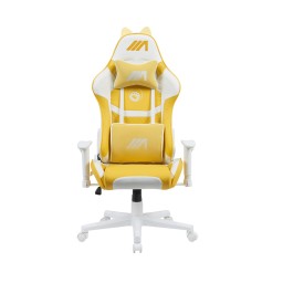 كرسي ألعاب ايه جي كيتي - اصفر + شريط إضاءة LED من AG RYUK بطول 5 أمتار (هدية) Gaming Chair AG Kitty - Yellow + AG RYUK LED Strip Light 5M (Gift)