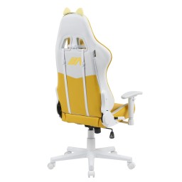 كرسي ألعاب ايه جي كيتي - اصفر + شريط إضاءة LED من AG RYUK بطول 5 أمتار (هدية) Gaming Chair AG Kitty - Yellow + AG RYUK LED Strip Light 5M (Gift)
