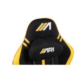 كرسي ألعاب ايه جي هورايزون مساج كامل - اسود و اصفر + شريط إضاءة LED من AG RYUK بطول 5 أمتار (هدية) Gaming Chair AG Horizon Full Massage - Black & Yellow + AG RYUK LED Strip Light 5M (Gift)