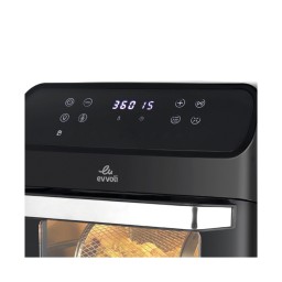 قلاية ايفولي إيطالية 12 لتر ضمان سنة Evvoli Digital Air Fryer Oven 12L