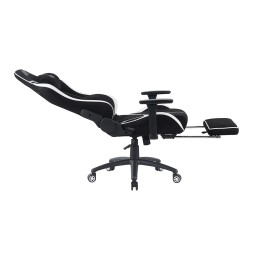 كرسي ألعاب ايه جي هورايزون - اسود و ابيض + شريط إضاءة LED من AG RYUK بطول 5 أمتار (هدية) Gaming Chair AG Horizon - Black & White + AG RYUK LED Strip Light 5M (Gift)