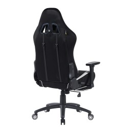كرسي ألعاب ايه جي هورايزون - اسود و ابيض + شريط إضاءة LED من AG RYUK بطول 5 أمتار (هدية) Gaming Chair AG Horizon - Black & White + AG RYUK LED Strip Light 5M (Gift)