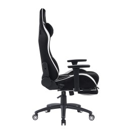 كرسي ألعاب ايه جي هورايزون - اسود و ابيض + شريط إضاءة LED من AG RYUK بطول 5 أمتار (هدية) Gaming Chair AG Horizon - Black & White + AG RYUK LED Strip Light 5M (Gift)