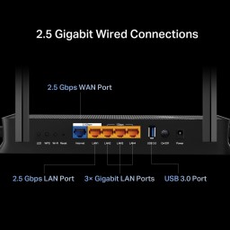 راوتر TP-Link Archer BE3600 بتقنية Wi-Fi 7 TP-Link Archer BE3600 Dual-Band Wi-Fi 7 Router