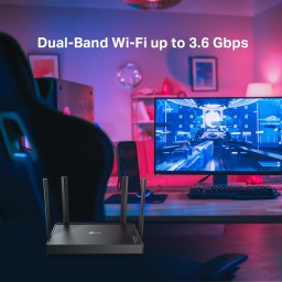 راوتر TP-Link Archer BE220 BE3600 بتقنية Wi-Fi 7 TP-Link Archer BE220 BE3600 Dual-Band Wi-Fi 7 Router