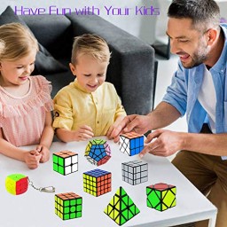 مجموعة مكعبات السرعة التعليمية الاحترافية 9 قطع Professional Educational Speed ​​Cube Set (9 pieces)