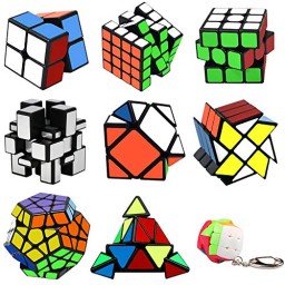 مجموعة مكعبات السرعة التعليمية الاحترافية 9 قطع Professional Educational Speed ​​Cube Set (9 pieces)