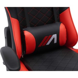 كرسي ألعاب ايه جي زيرو ون اسود و احمر + شريط إضاءة LED من AG RYUK بطول 5 أمتار (هدية) Gaming Chair AG01 Black & Red + AG RYUK LED Strip Light 5M (Gift)
