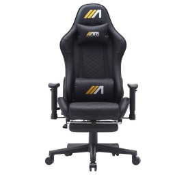 كرسي ألعاب ايه جي زيرو ون - اسود + شريط إضاءة LED من AG RYUK بطول 5 أمتار (هدية) Gaming Chair AG01 - Black + AG RYUK LED Strip Light 5M (Gift)