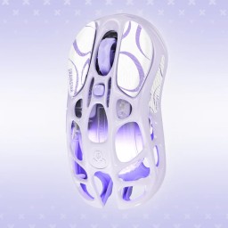 ماوس الألعاب اللاسلكي غرافاستار ميركوري M1 برو - النسخة الخاصة لافندر بيربل GravaStar Mercury M1 Pro Wireless Gaming Mouse — Special Lavender Purple Edition