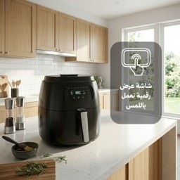 قلاية هوائية 8.2 لتر تحكم واي فاي 1800 واط air fryer - WIFI