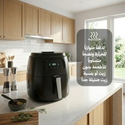 قلاية هوائية 8.2 لتر تحكم واي فاي 1800 واط air fryer - WIFI