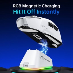 ماوس الألعاب ATTACK SHARK V6 فائق الخفة ثلاثي الأوضاع ATTACK SHARK V6 Ultra-Light Tri-Mode Gaming Mouse