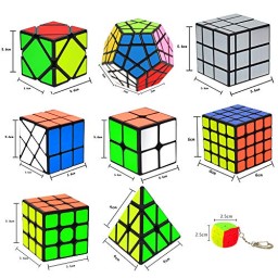 مجموعة مكعبات السرعة التعليمية الاحترافية 9 قطع Professional Educational Speed ​​Cube Set (9 pieces)