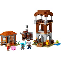 ليغو® ٢١٢٧٨ موقع بيلاغر الخارجي والرافاغر LEGO® 21278 The pillager outpost and ravager