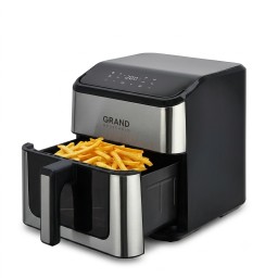 قلاية هوائية 8 لتر احترافية ستانلس ستيل بتحكم لمس air fryer