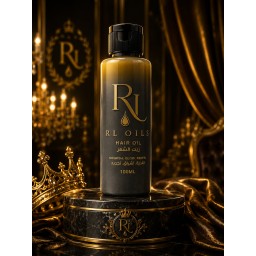 زيت الشعر الطبيعي - تركيبة 5 زيوت Natural Hair Oil - 5 Oils Formul
