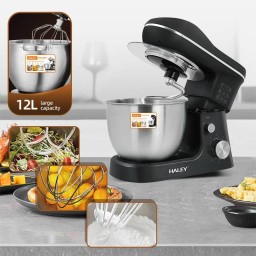 عجانه (ستاند مكسر) هالي HY-2409 HALEY HY-2409 1200W Stand Mixer Kitchen Robot 7L 6-Speed