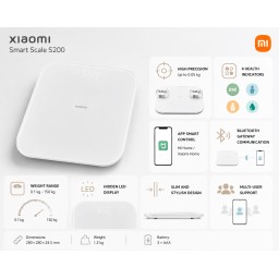 ميزان الاشخاص الذكي من شاومي Smart people's balance from Xiaomi
