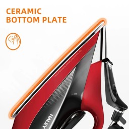 اوتي كهربائي هالي HY-2072 HALEY HY-2072 Steam Iron 2600W Ceramic Soleplate