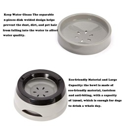وعاء ماء مضاد للانزلاق للكلاب Non-Spill Water Bowl