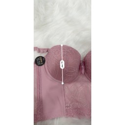 حمالة صدر سفنجة وعظم كيبور طويل دعم كامل Moda Clavel Padded Underwire Longline Bra - Full Support