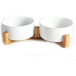 A09وعاء سيراميك مزدوج Dual Ceramic Bowl A09