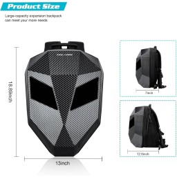حقيبة الظهر الذكية Crelander LED Knight Backpack