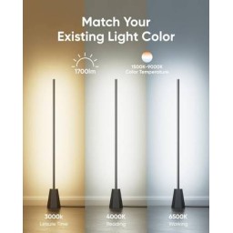 المصباح الأرضي   إنتاج شركة Lidl الألمانيّة Livarno Home Smart LED Floor Lamp