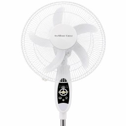 مروحة عمودية شحن سلفر كرست 18 إنچ – 9 سرعات – موديل Silver-4618 Best Silver Crest Rechargeable Stand Fan 18” – 9 Speed – Silver-4618