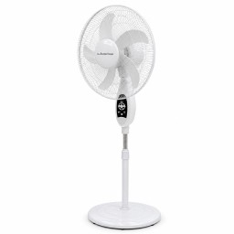 مروحة عمودية شحن سلفر كرست 18 إنچ – 9 سرعات – موديل Silver-4618 Best Silver Crest Rechargeable Stand Fan 18” – 9 Speed – Silver-4618