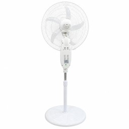 مروحة عمودية شحن سلفر كرست 18 إنچ – 9 سرعات – موديل Silver-4618 Best Silver Crest Rechargeable Stand Fan 18” – 9 Speed – Silver-4618