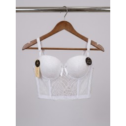 حمالة صدر سفنجة وعظم كيبور طويل دعم كامل Moda Clavel Padded Underwire Longline Bra - Full Support