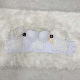 حمالة صدر سفنجة وعظم كيبور طويل دعم كامل Moda Clavel Padded Underwire Longline Bra - Full Support