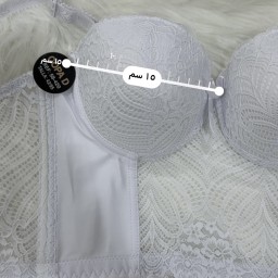 حمالة صدر سفنجة وعظم كيبور طويل دعم كامل Moda Clavel Padded Underwire Longline Bra - Full Support