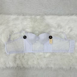 حمالة صدر سفنجة وعظم كيبور طويل دعم كامل Moda Clavel Padded Underwire Longline Bra - Full Support