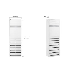 سبلت إل جي كنتوري3 طن تبريد وتدفئة انفيرتر LG Floor Standing Air Conditioner 3 Ton Cooling & Heating