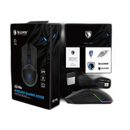 ماوس الألعاب اللاسلكي SADES Akimbo S18 الأسود SADES Akimbo S18 Wireless Gaming Mouse Black
